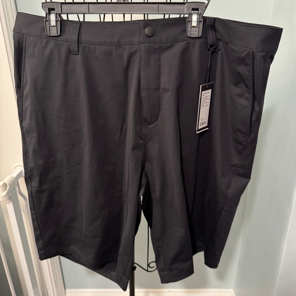 New Rhône Commuter Shorts 11” flat front flex fit Men’s Premium Black Sz 40
